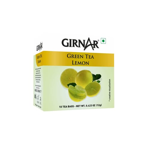 Girnar Green Tea With Lemon (10 Teabags)