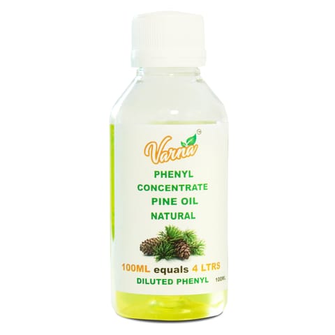 Varna Phenyl Concentrate Pineoil Natural 100Ml Equals 4L Diluted Phenyl