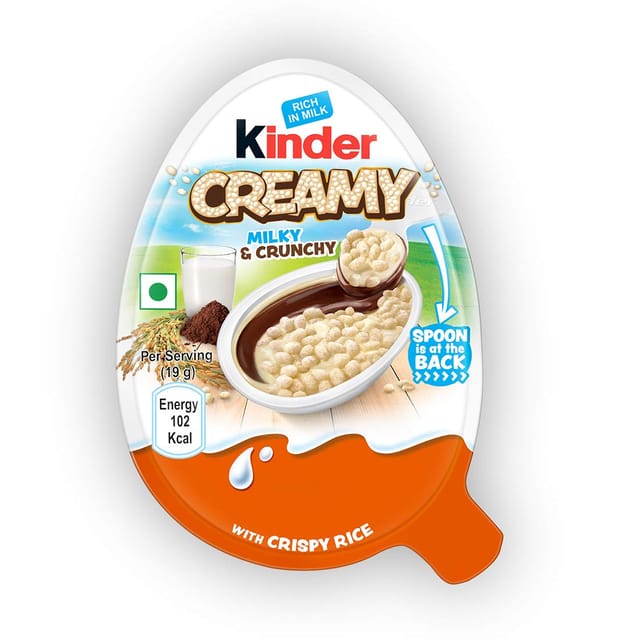 Kinder Creamy Milky & Crunchy 19G
