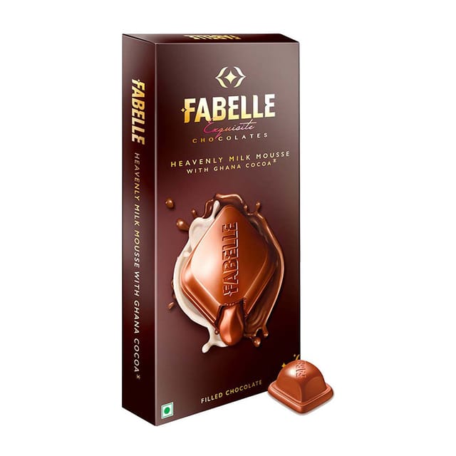 Fabelle Heavenly Milk Mousse with Ghana Cocoa 128Gm
