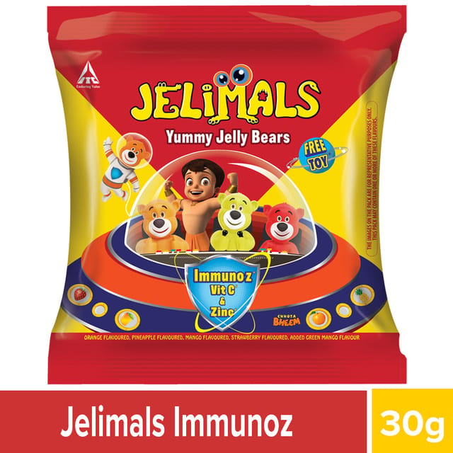Jelimals Jelly Bears Immunoz with Vitamin C & Zinc 30Gm