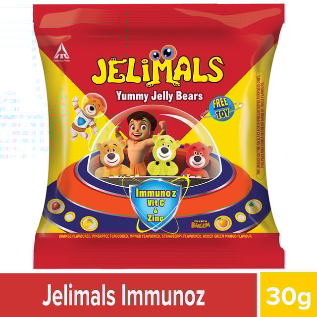 Jelimals Jelly Bears Immunoz with Vitamin C & Zinc 30Gm