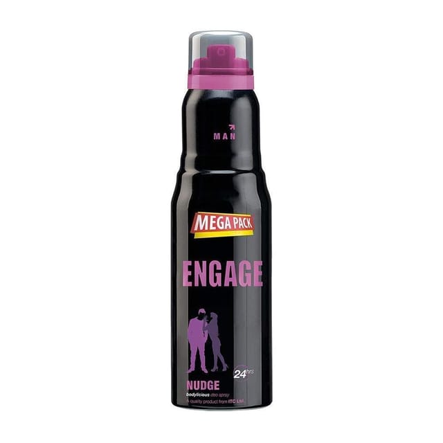 Engage Nudge Deodorant For Men, 220Ml, Spicy & Woody, Skin Friendly