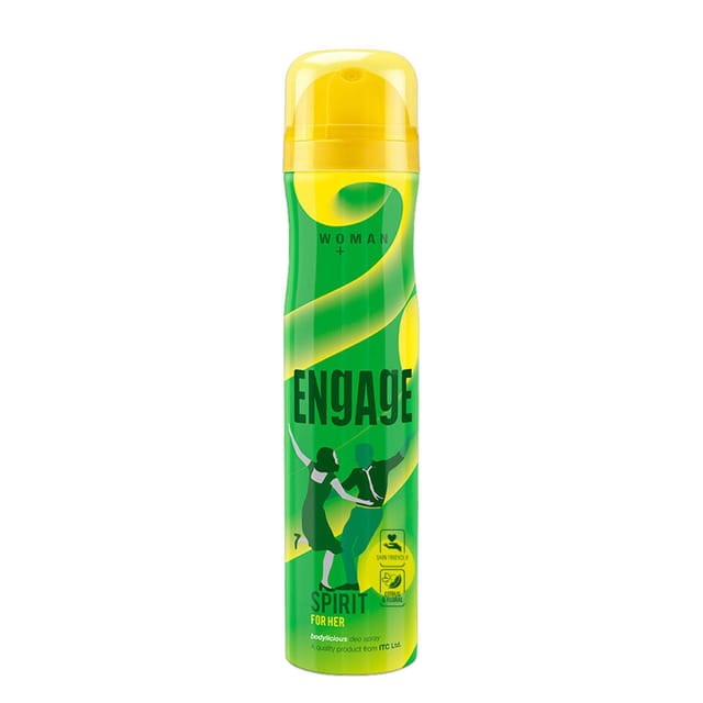 Engage Spirit For Her Deodorant For Women, Cheerful & Jolly, Skin Friendly, 150Ml