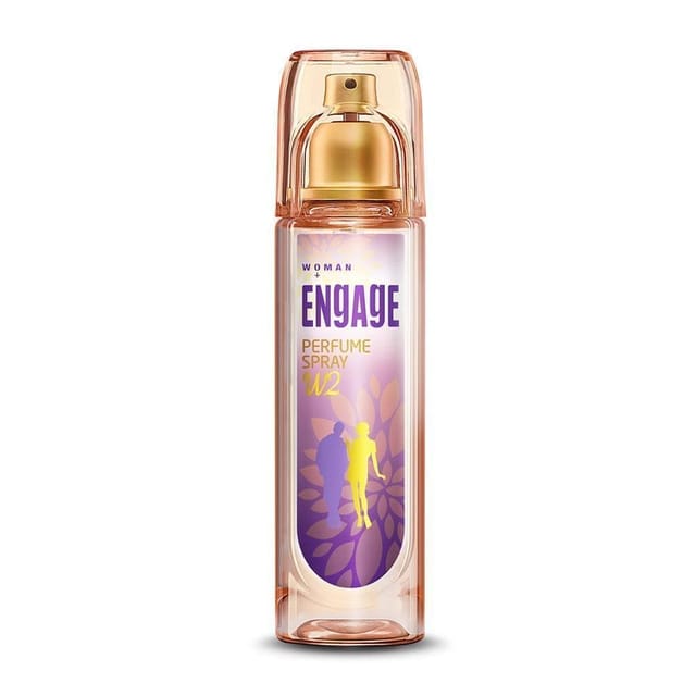 Engage W2 Perfume Spray For Women, 120Ml, Floral & Fruity, Skin Friendly