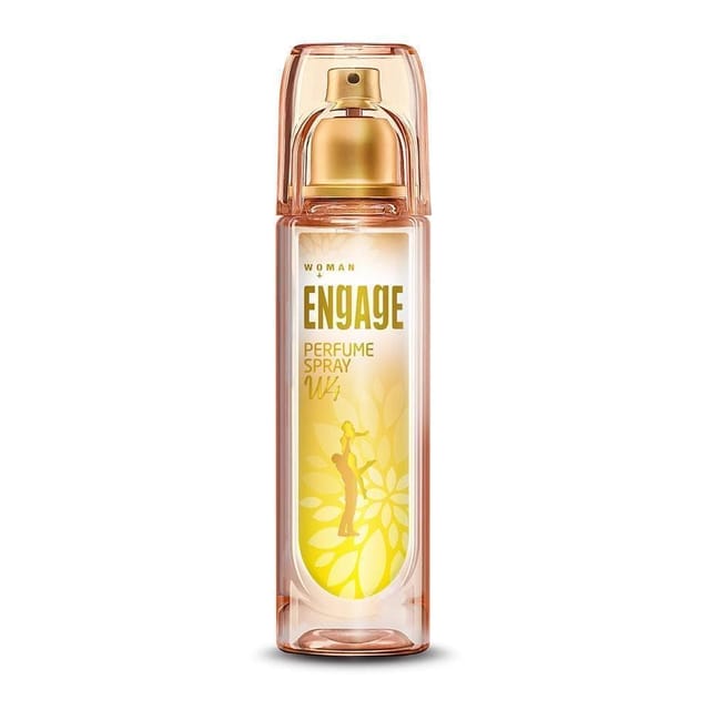 Engage W4 Perfume Spray For Women, 120Ml , Fruity & Floral, Skin Friendly