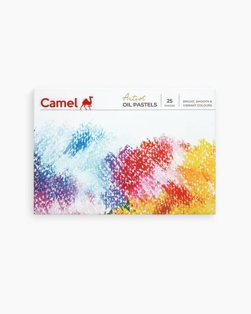 Camel Artist Oil Pastels Assorted Pack Of 25 Shades