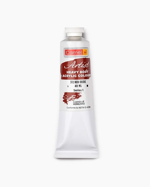 Camel Artist Heavy Body Acrylic Colours
Individual Tube Of Red Oxide In 40 Ml
