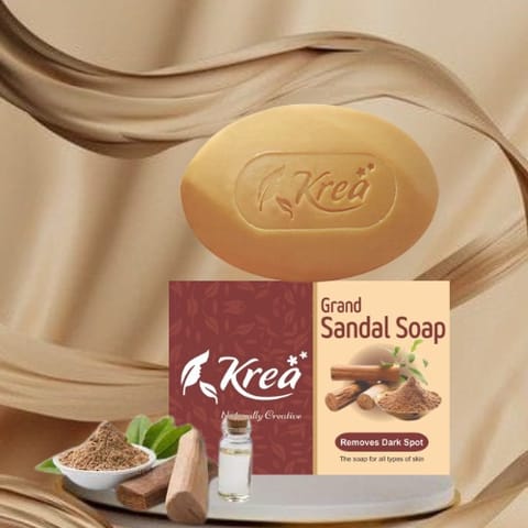 Krea Grand Sandal Soap 30G   (Pack of 5)