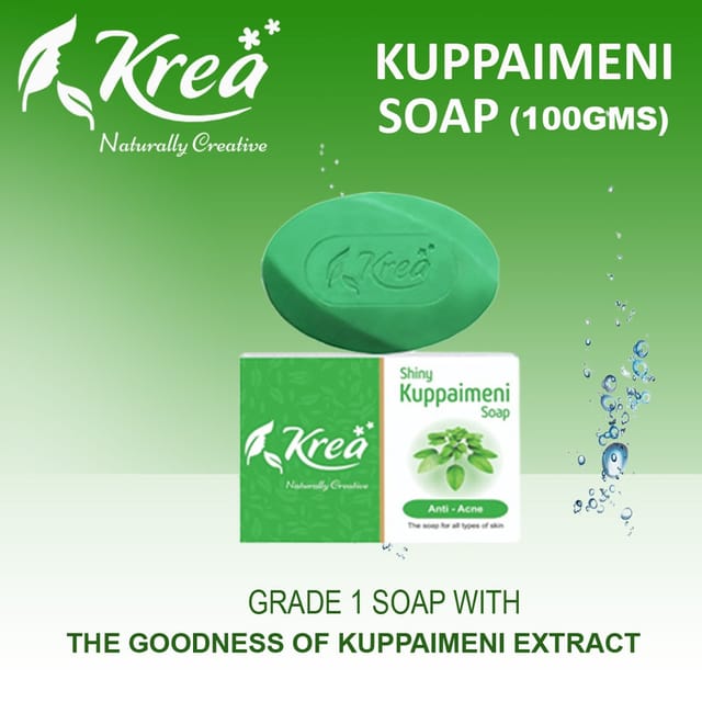 Krea Shiny Kuppaimeni Soap 100G (Pack of 2)