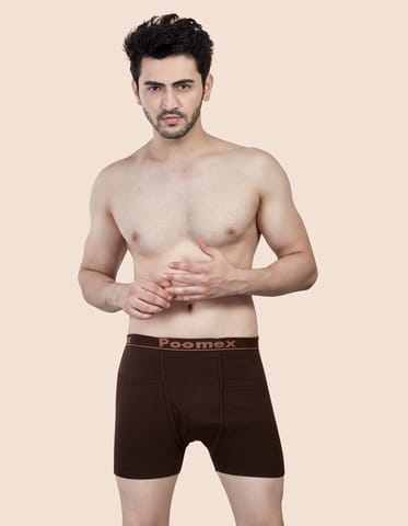 Poomex Trunk With Comfort Pocket Chocolate Brown