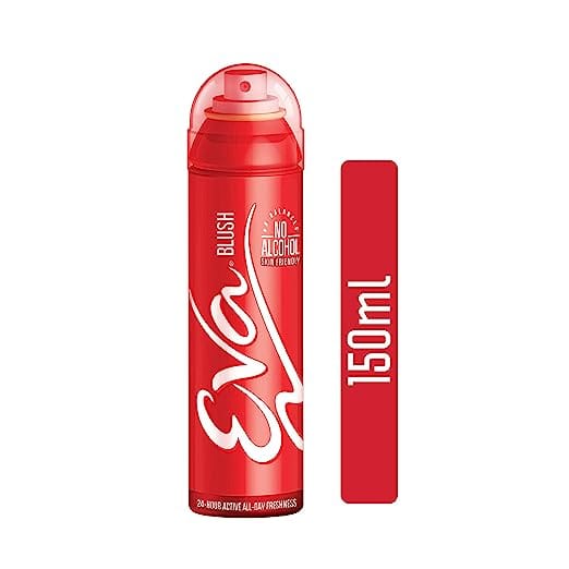 Eva Deodorants For Women Blush | Ph Balanced | No Alcohol | Skin Friendly 125ML