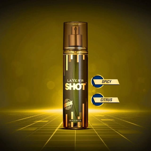 Layer'R Shot Gold Iconic Body Spray 135Ml