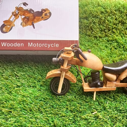 Royal Enfield Bike Showpieces Wooden Toy