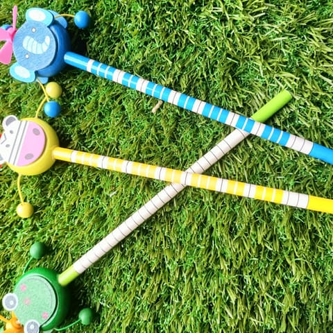 Wood Pencil Rattle- Pack Of 1