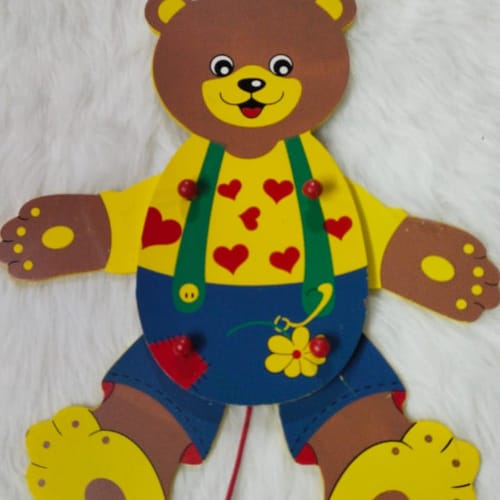 Hanger Yellow Colour Teddy Bear