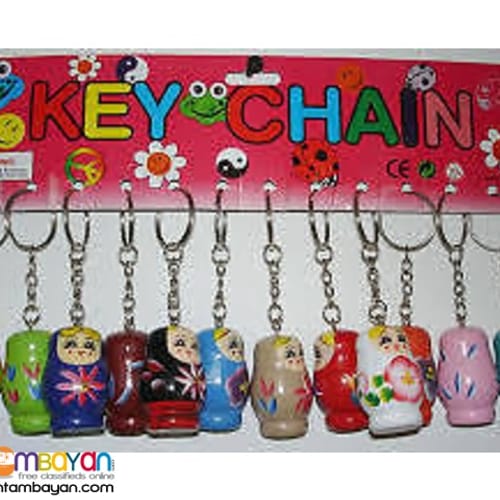 Wooden Key Chains Pack Of 2