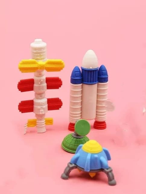 Space Erasers Set Of 2 Pack