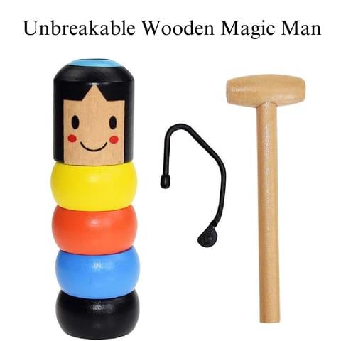 Unbreakable Wooden Magic Man