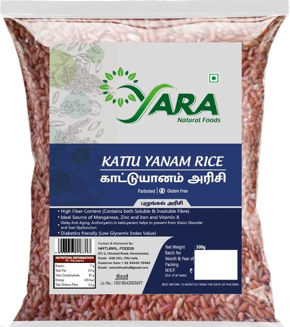 Yara Kattuyanam Rice 500Gm