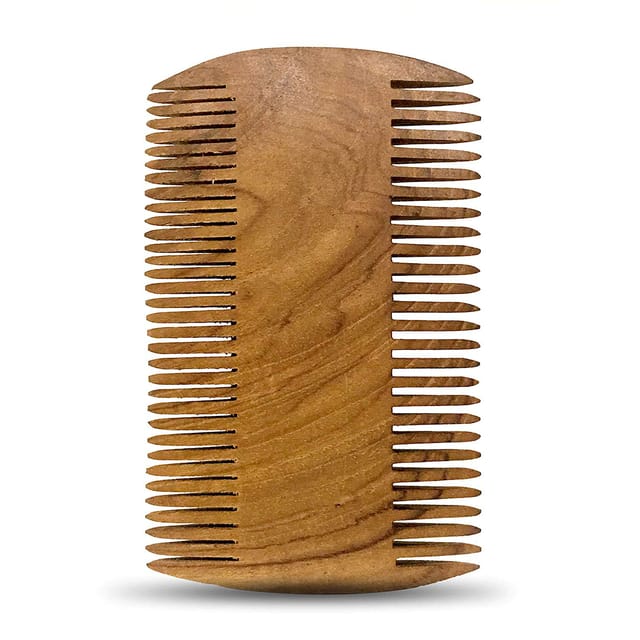 Neem Wooden 2 in 1 short Comb