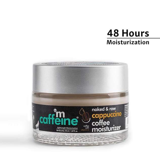 Cappuccino Coffee Face Moisturizer with Vitamin E - Almond Milk - 50ml