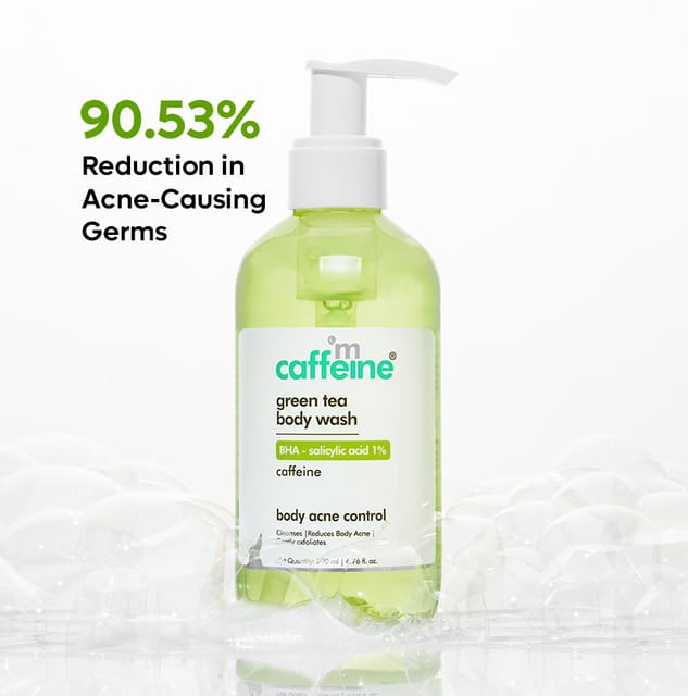 Green Tea & 1% BHA-Salicylic Acid Body Wash | Controls Body & Back Acne - 200 ml