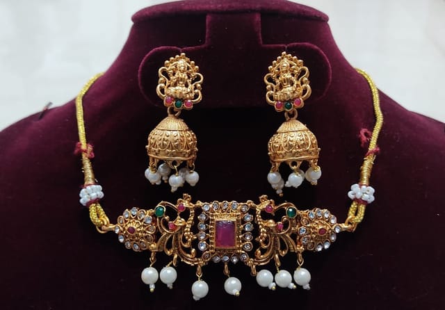 Gold Plated Jewellery Set/Necklace/Choker For Women's/Girls