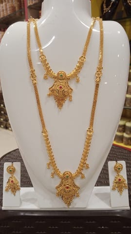 Copper Gold-Plated Gold Jewel Set