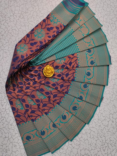 Samuthrika/Vasthrakala Style Bridal Silk Sarees