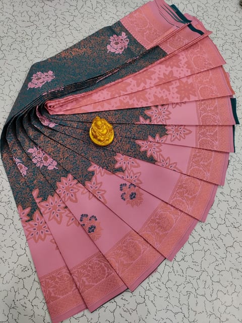 Samuthrika/Vasthrakala Style Bridal Silk Sarees