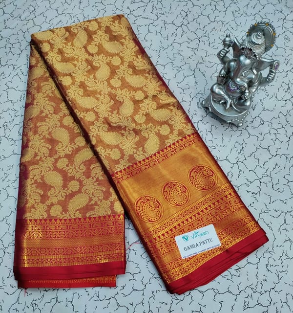 Dual Shade Soft Silk Saree