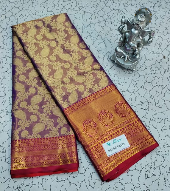 Dual Shade Soft Silk Saree