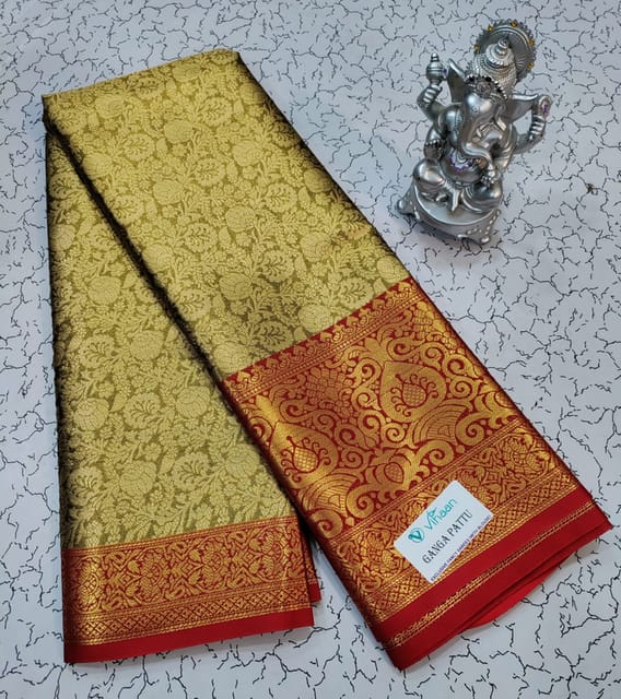 Dual Shade Soft Silk Saree