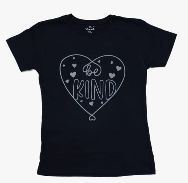 Be Kind Printed Tshirt For Women And Girls