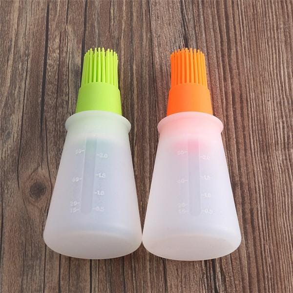 Oil Brush With Container (Pack Of 2)