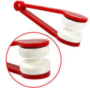 Microfiber Portable Eyeglass Lens Cleaner Brush