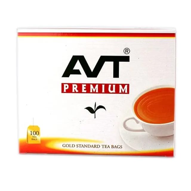 AVT Plain Tea Bags (100 Tea Bags)