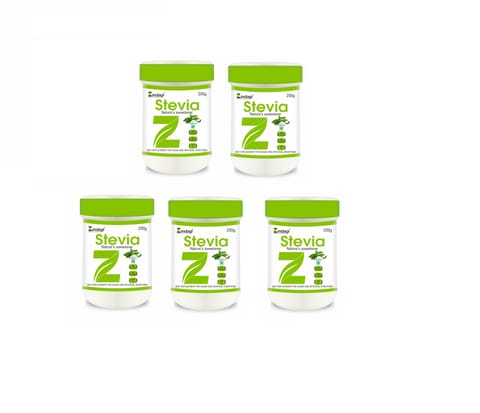 Zindagi Stevia Powder | 100% Natural and zero Calories Sweetener|Keto Diet | 200 gm | Pack of 5
