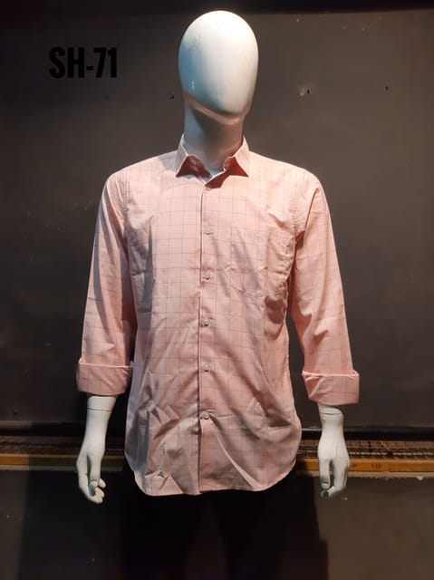100% Cotton Casual Full Sleeve Shirt for Men