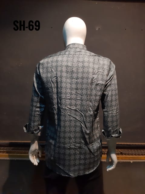 100% Cotton Casual Full Sleeve Shirt for Men