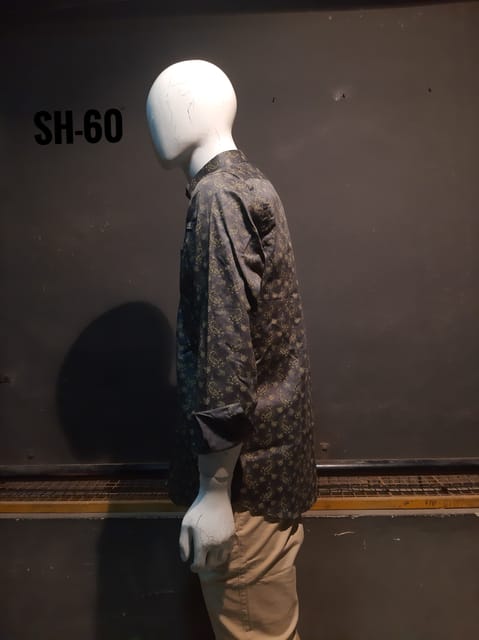 100% Cotton Casual Full Sleeve Shirt for Men