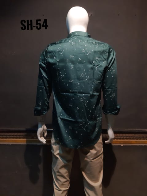 100% Cotton Casual Full Sleeve Shirt for Men