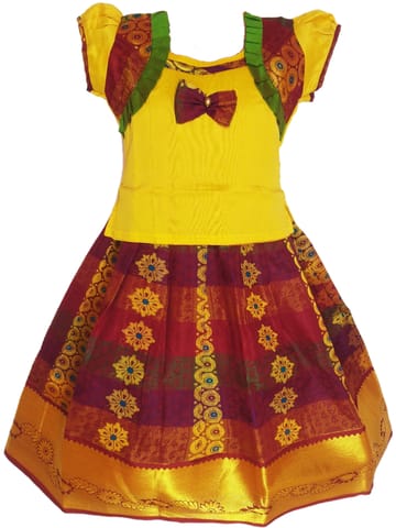Girls Lehenga Choli / Pattu Pavadai VT Coat