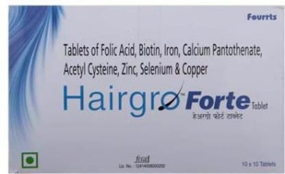 Fourrts Hairgro Forte Tablets 10S X 3 (3 X 10 Tablets)