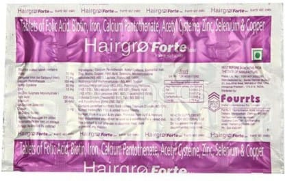 Fourrts Hairgro Forte Tablet 10'S (20 G)