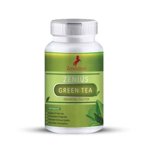 Zenius Green Tea Capsule or Weight Management, Supports Metabolism, Promotes Energy, Controls Stress & Anxiety