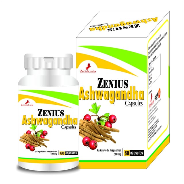 Zenius Ashwagandha Capsule for Immunity Booster,Reduces Stress & Anexity in Men & Women