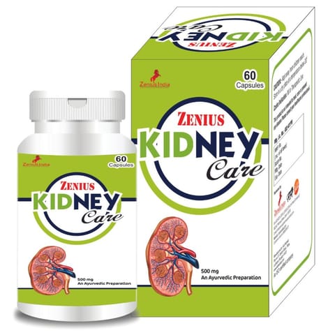 Zenius Kidney Care Capsule | Kidney Health Medicine - Kidney Function Relief Capsule