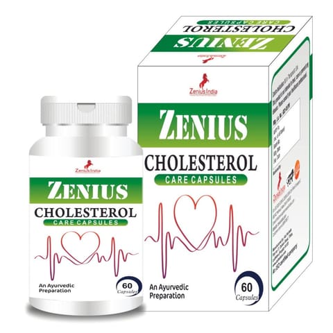 Zenius Cholestrol Care Capsule | Cholesterol Control Medicine - Cholesterol Lowering Capsules